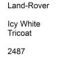 Preview: Land-Rover, Icy White Tricoat, 2487.